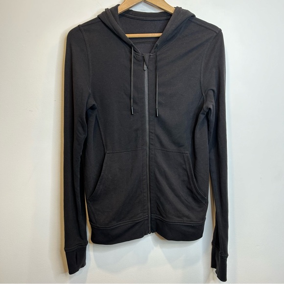 Lululemon Press Pause Hooded Jacket Black - Picture 6 of 10